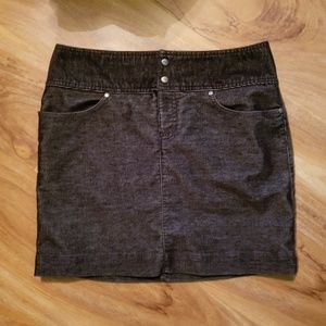 Athleta Corded Mini Skirt size Waist 33